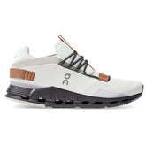 On Cloudnova White Pecan – Lightweight Unisex Performance Sneakers - Cloud Tread